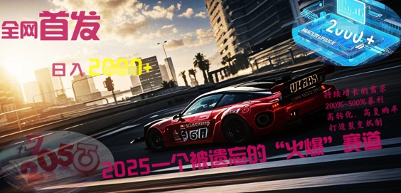 全网首发：2025一个被遗忘的“火爆”赛道轻松日入多张-复盘人